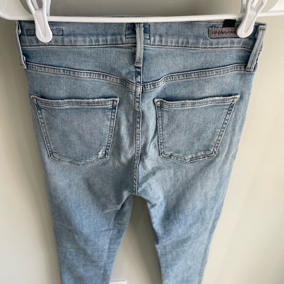 Citizens of Humanity Rocket Crop Mid-Rise Skinny Jeans - Light Wash - Size 27 - Picture 12 of 15